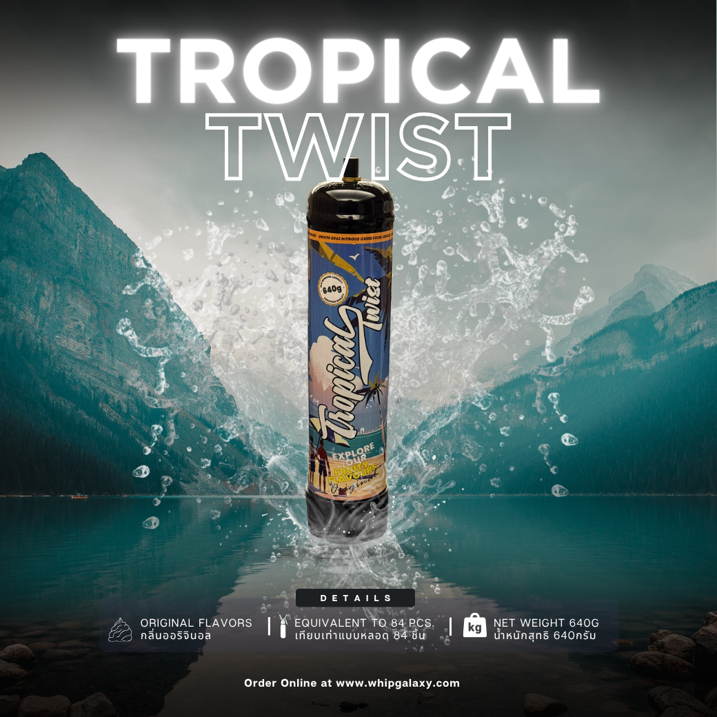 TROPICAL TWIST 640g N2O PURE 99.9% ORIGINAL FLAVOR