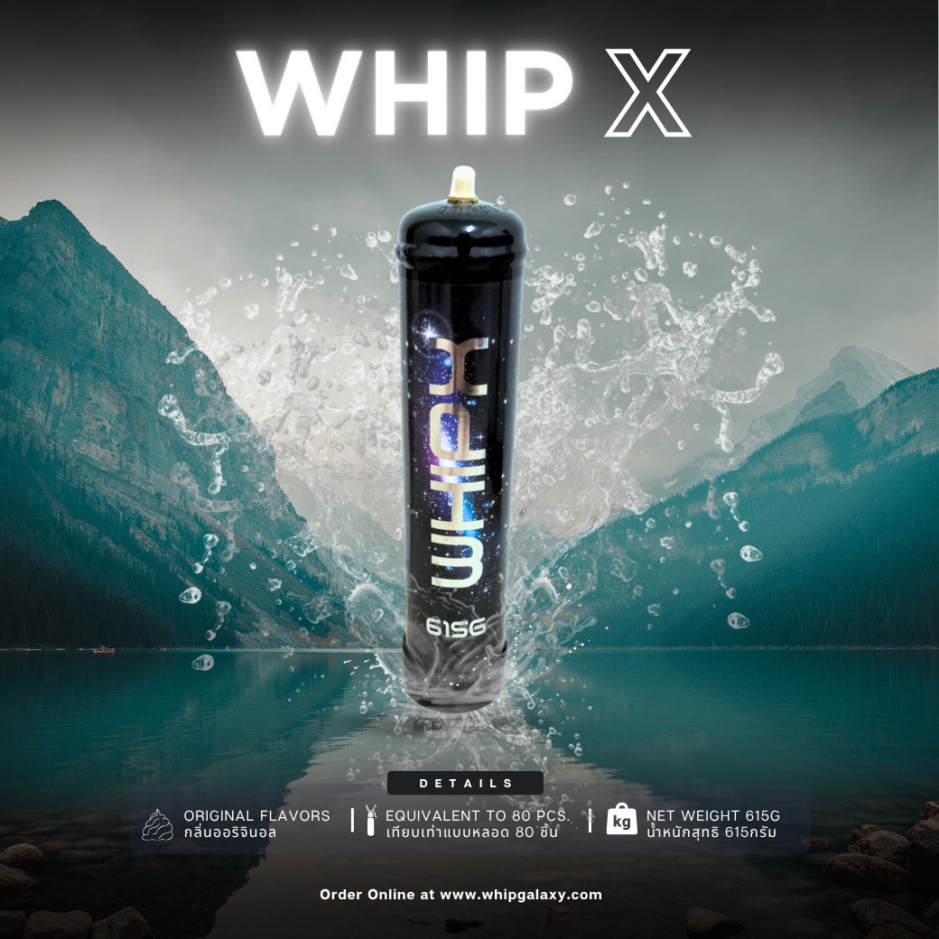 WHIP X 615g N2O PURE 99.9% ORIGINAL FLAVOR